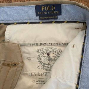 Polo Ralph Lauren Stretch Straight Fit Khakis